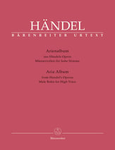 Aria Album from Handel's Operas Vocal Solo & Collections sheet music cover
